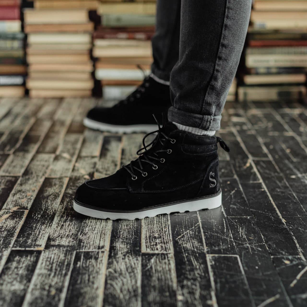 Ботинки South indigo black