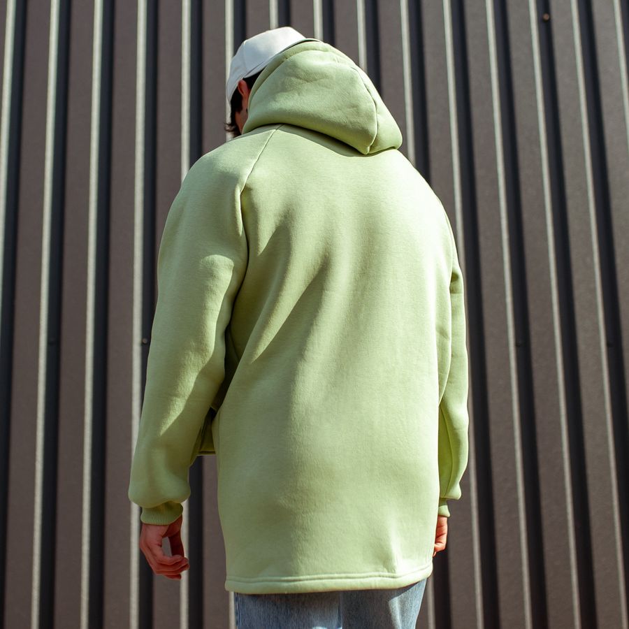 Худи South basic fleece mint oversize - фото 5