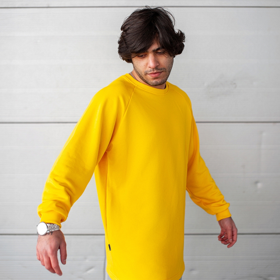 Свитшот South Oversize yellow (без манжета) - фото 2
