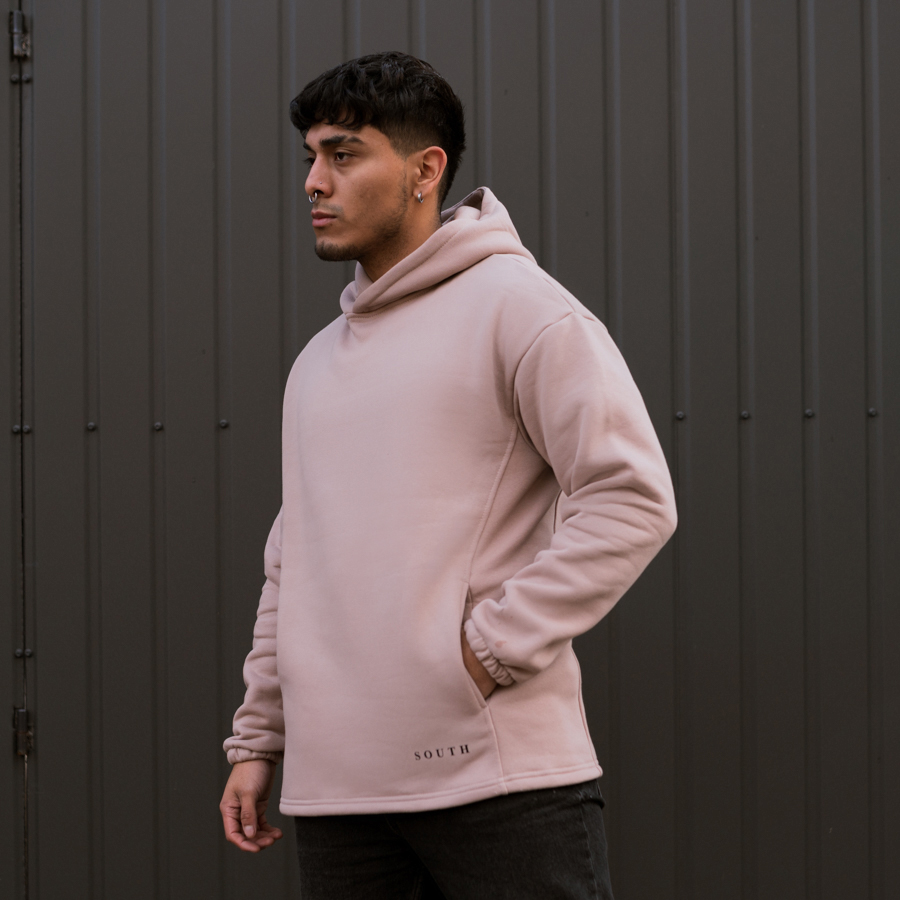 Худи South mamba beige oversize fleece - фото 2