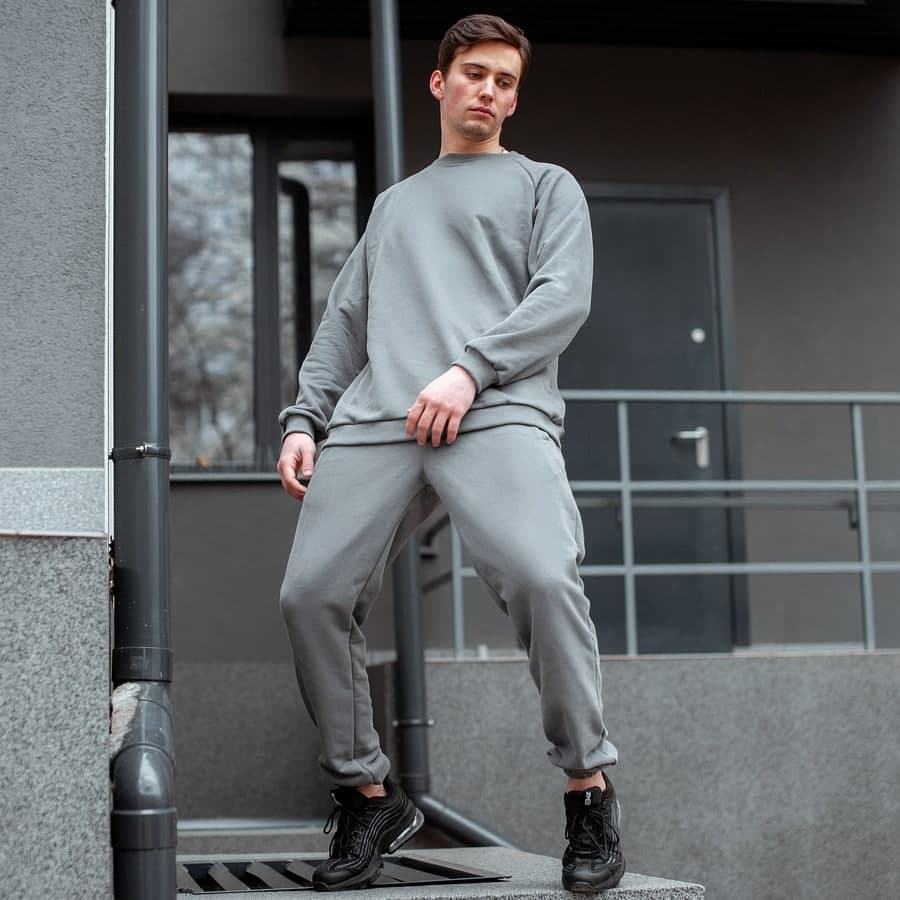 Спортивный костюм South basik gray (свитшот c манжетом) - фото 3
