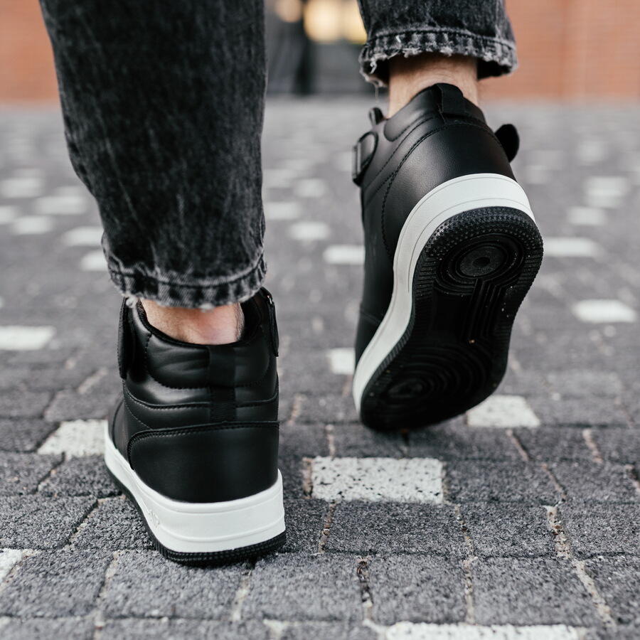 Зимові кросівки Stilli Black\White (на липучці) - фото 3