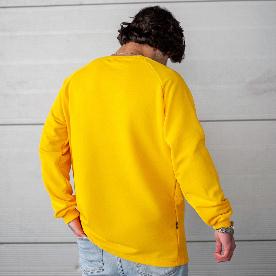 Свитшот South Oversize yellow (без манжета) - фото 3