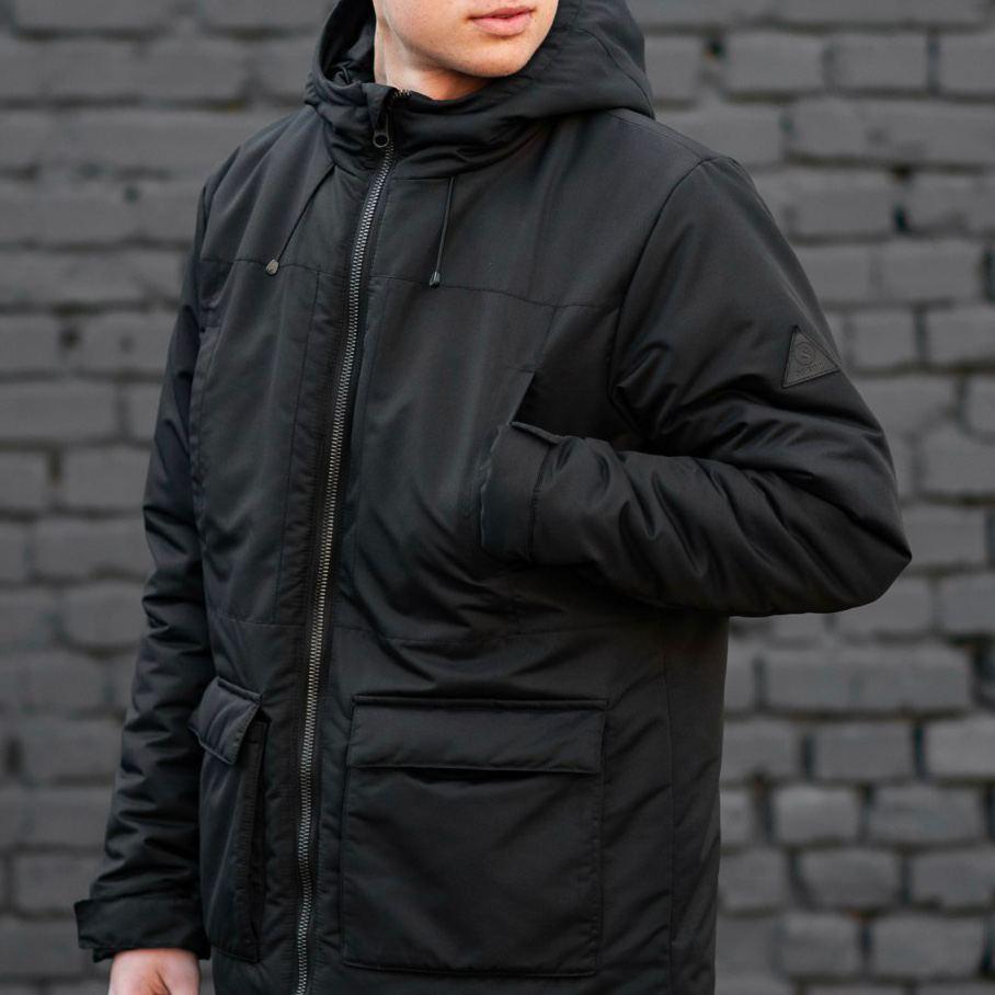 Зимняя куртка South originals black winter - фото 2