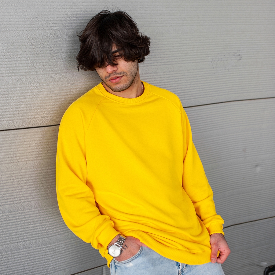 Свитшот South basik yellow (c манжетом) - фото 2
