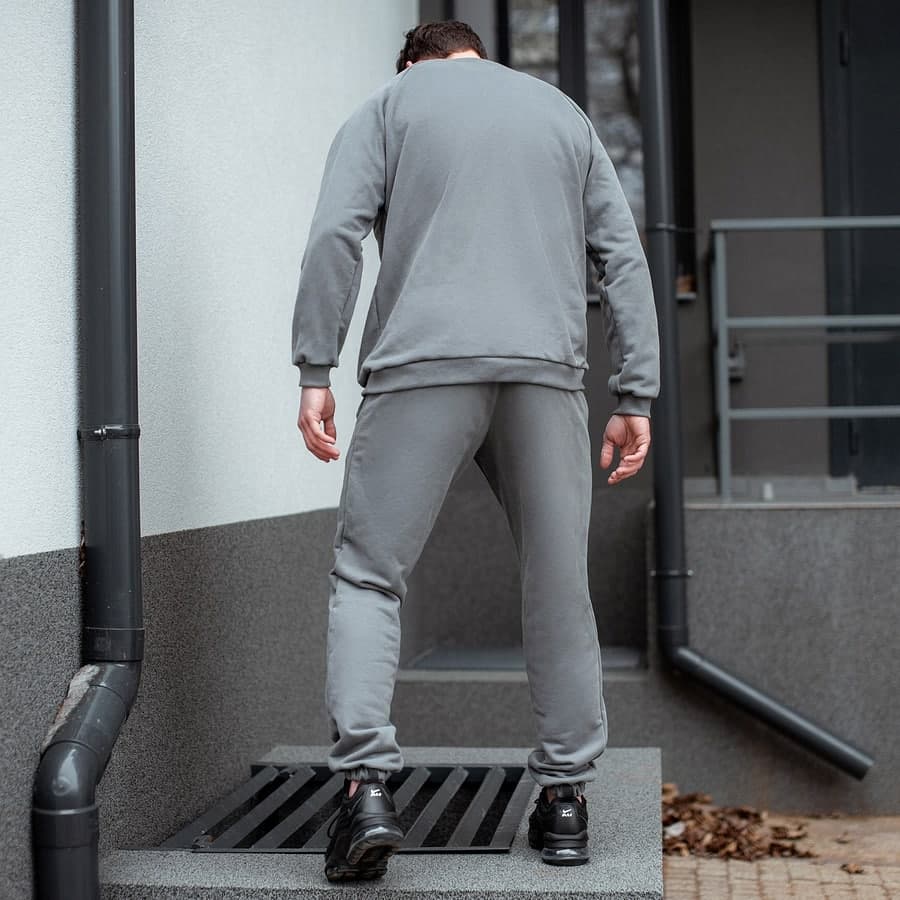 Спортивный костюм South basik gray (свитшот c манжетом) - фото 2