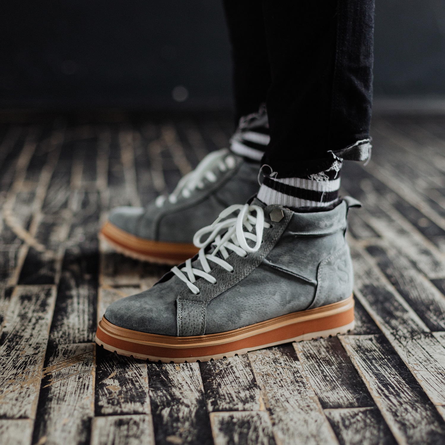 Ботинки South navy dark grey