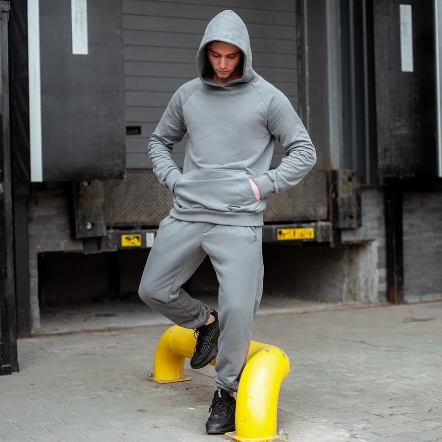 Спортивный костюм South basik gray (худи с капюшоном)