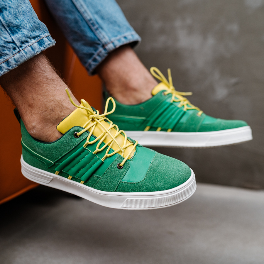 Кеды South Mason GREEN/YELLOW - фото 5