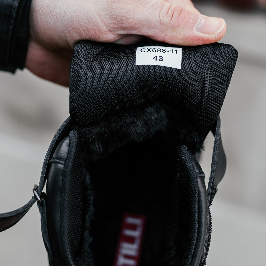 Зимові кросівки Stilli Black\White (на липучці) - фото 6