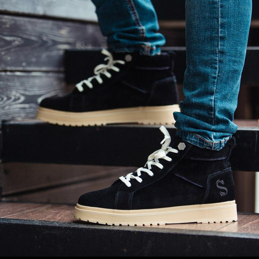 Ботинки South navy black