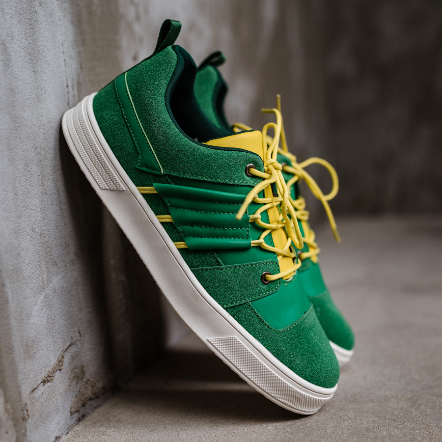 Кеды South Mason GREEN/YELLOW - фото 4