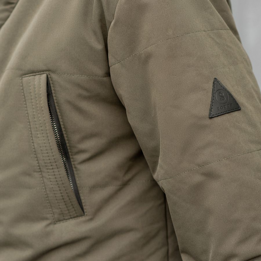 Зимняя парка South originals khaki winter - фото 5