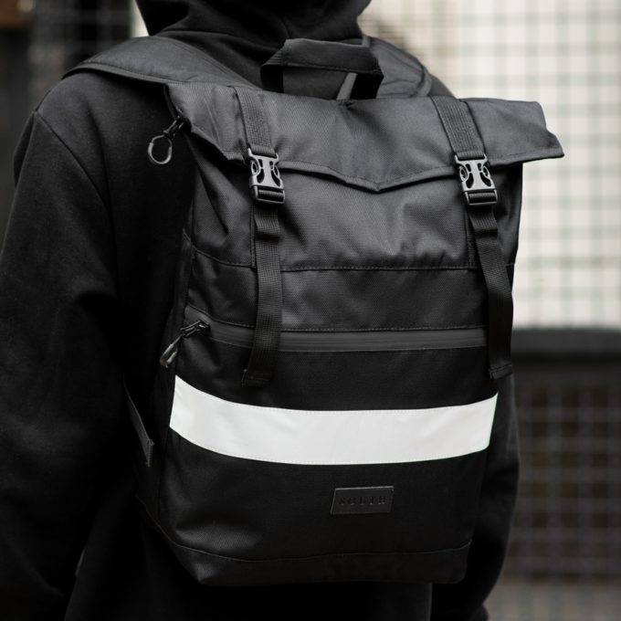 Рюкзак South ROLLTOP Black Classic reflective - фото 3