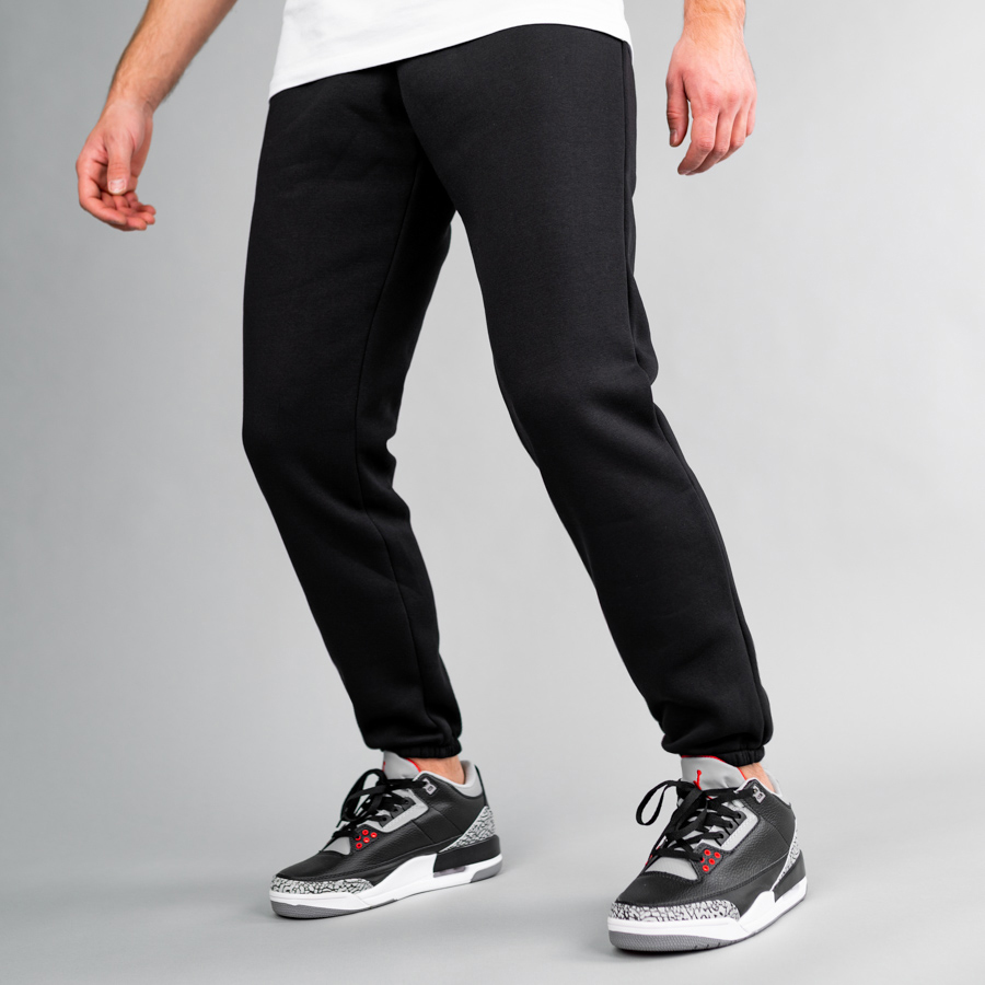 Спортивные штаны South basic black fleece