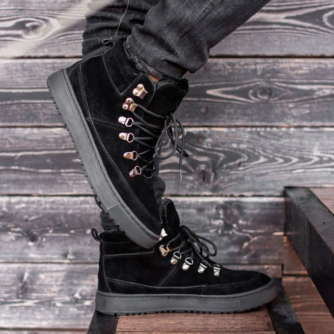 Ботинки South snike black - фото 1