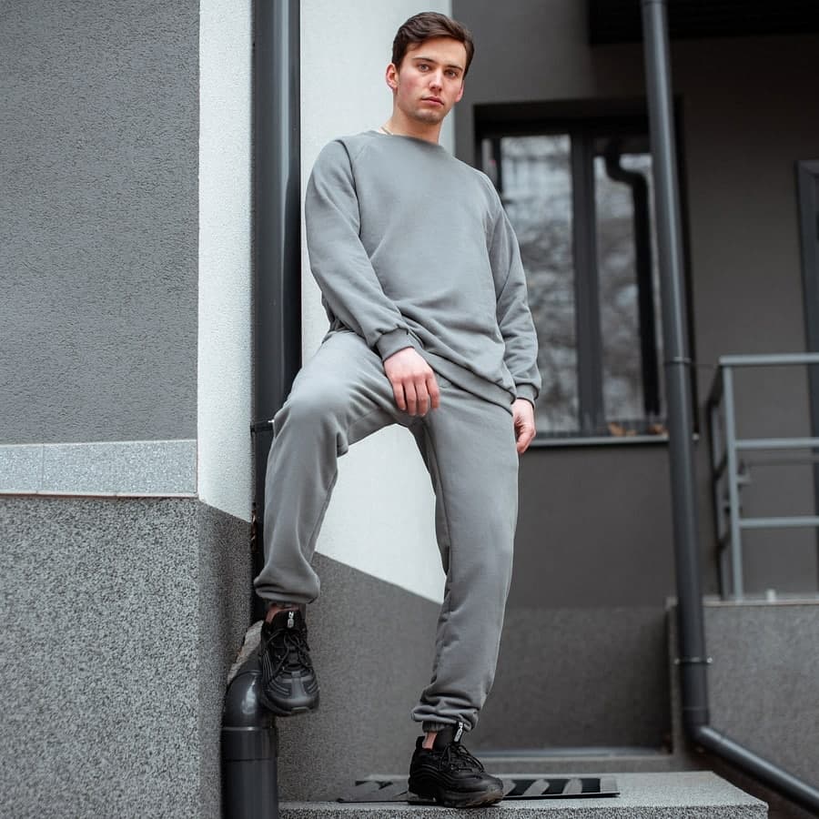 Спортивный костюм South basik gray (свитшот c манжетом) - фото 1