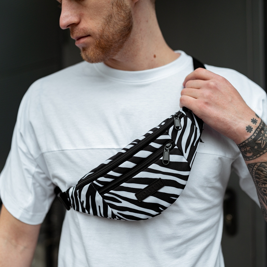 Комплект Рюкзак + Бананка Zebra - фото 2