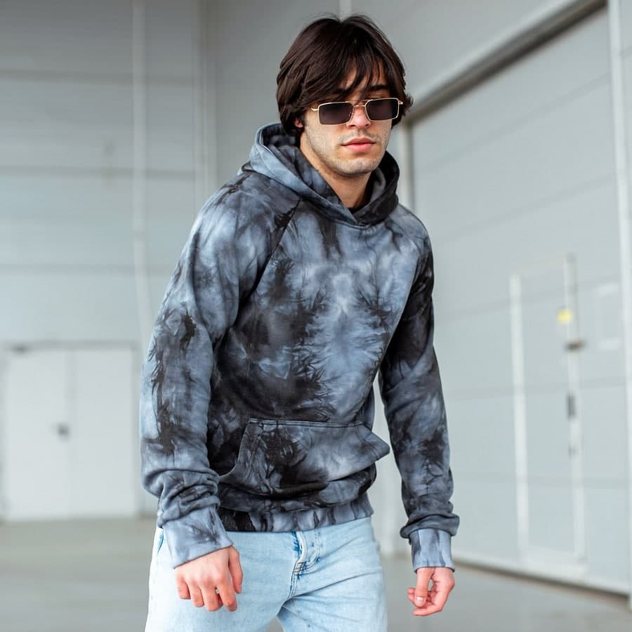 Худи с капюшоном South basik gray\black