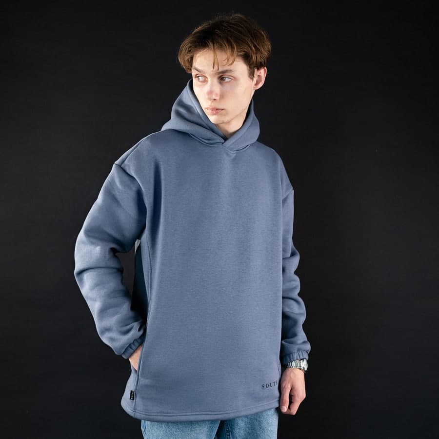 Спортивный костюм South mamba gray oversize fleece - фото 2