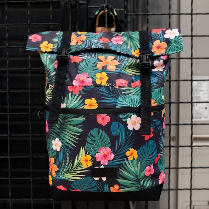 Рюкзак South ROLLTOP flowers