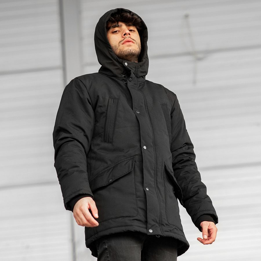 Зимняя парка South originals black winter - фото 2